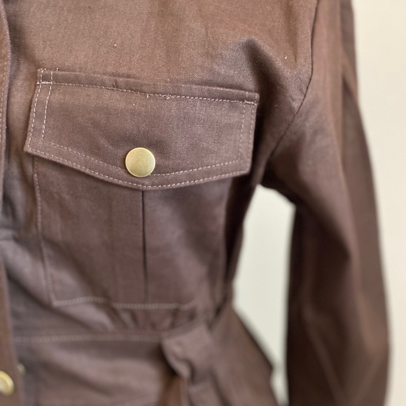 Banana Republic Linen Blend Cinch Waist Jacket NWOT - Picture 8 of 13